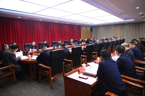 省住房城乡建设厅召开党组扩大会议 于文学主持会议并讲话